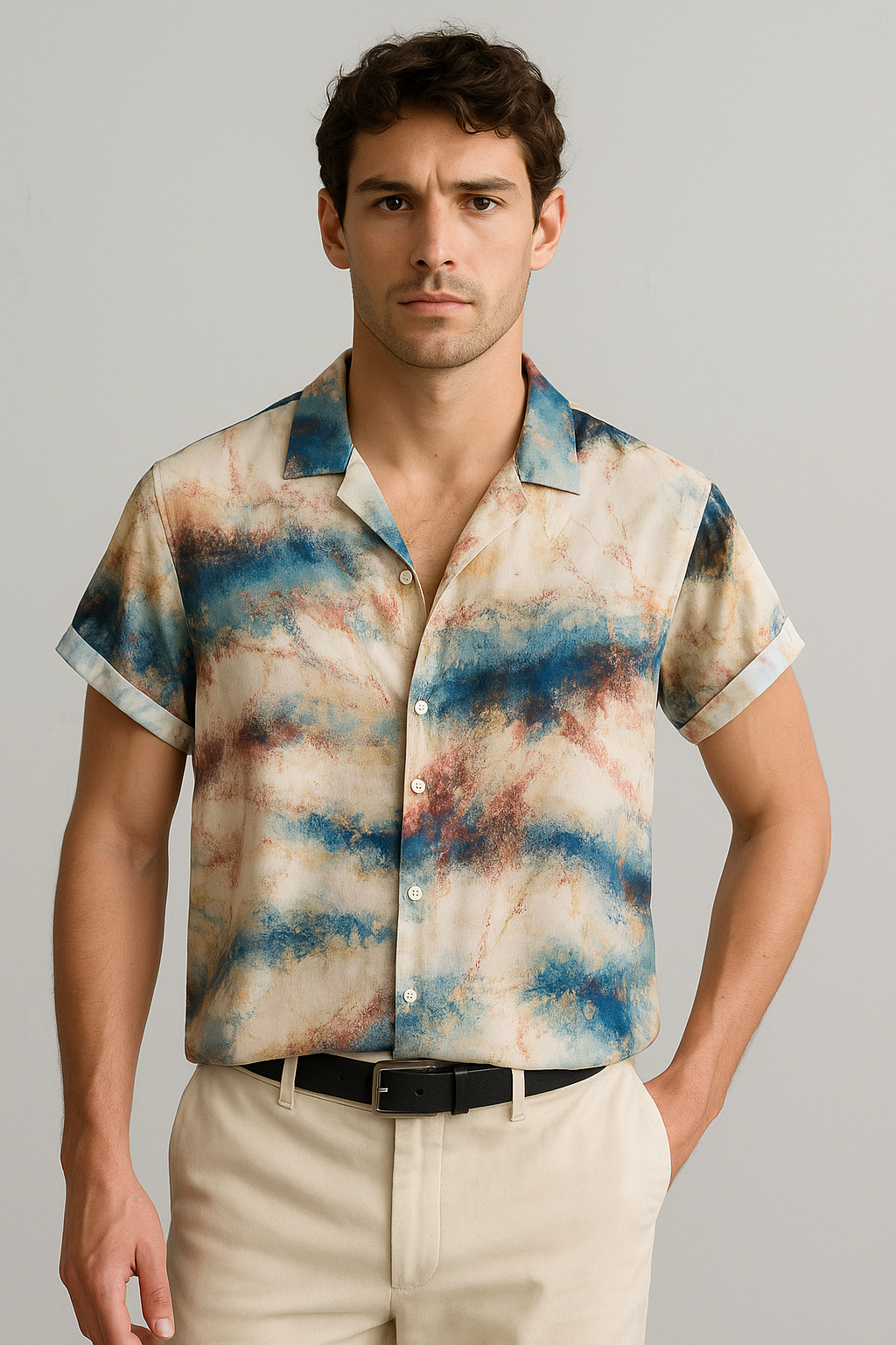 Camisa Manga Curta Fiorinni Amalfi