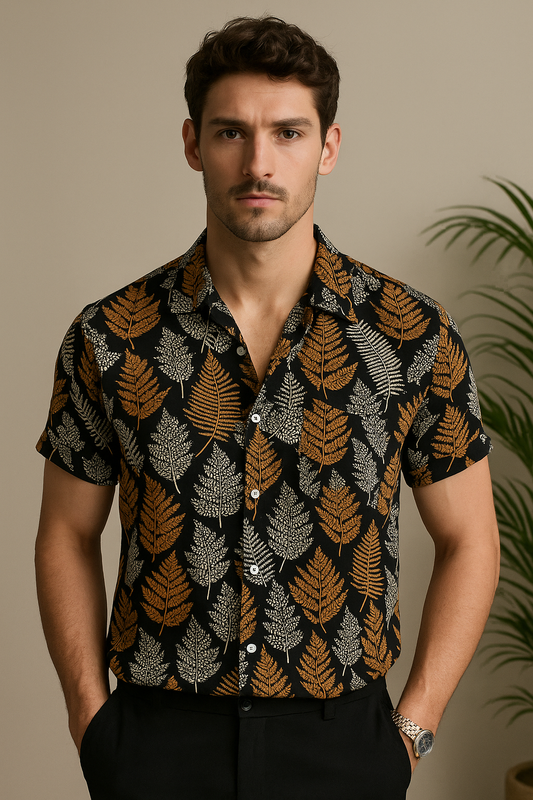 Camisa Manga Curta Fiorinni Marbella