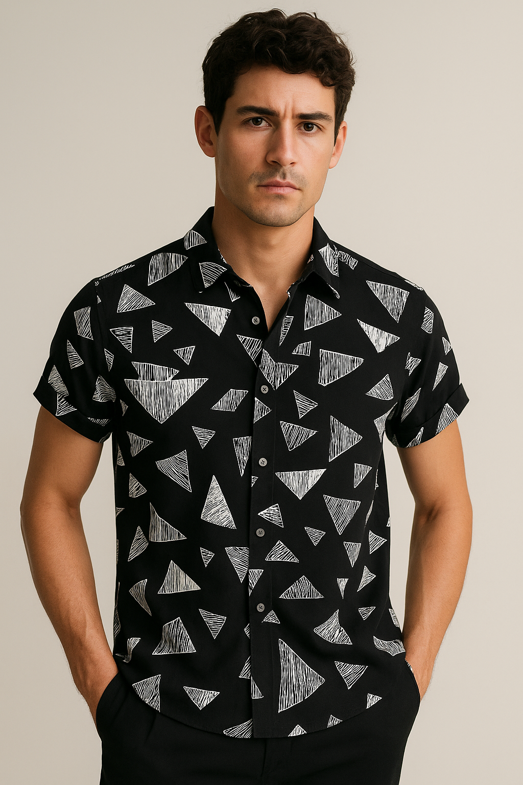 Camisa Manga Curta Fiorinni Siena