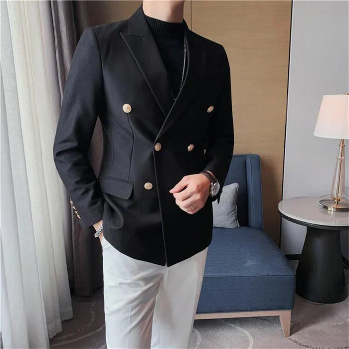 Blazer Masculino de Abotoamento Duplo Fiorinni F016