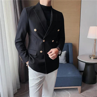 Blazer Masculino de Abotoamento Duplo Fiorinni F016