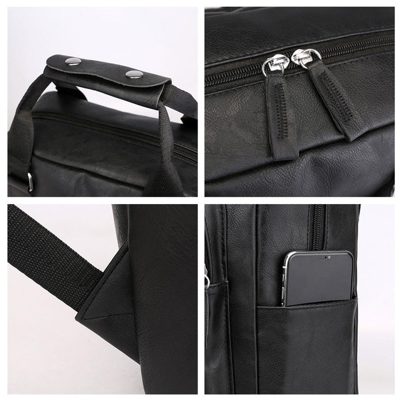 Mochila Executiva em Couro Fiorinni Milan