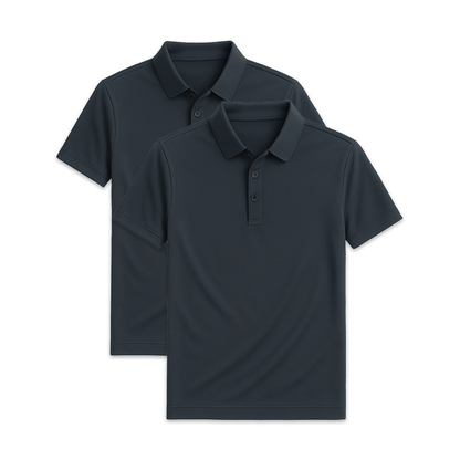 Conjunto 2 Camisas Polo en Seda Hielo